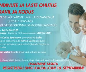 Tulge koolitusele: Vastsündinute ja laste ohutus haiglas ja kodus!