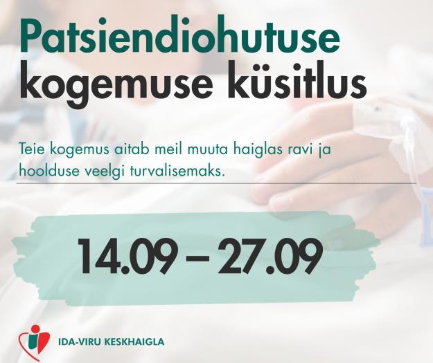 Patsiendiohutuse kogemuse küsitlus